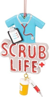 Scrub Life Nurse Ornament+