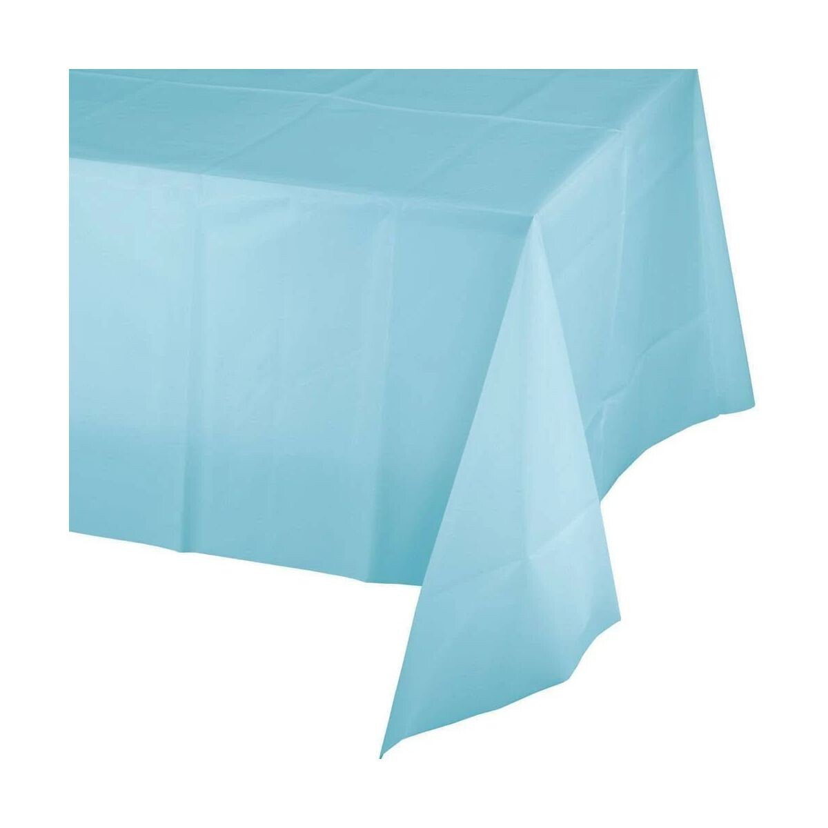Pastel Blue 54x108 Rectangle Plastic Tablecover+