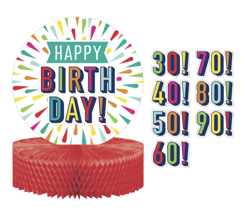 Birthday Burst Centerpiece +