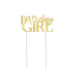 Cake topper- Birthday Girl+