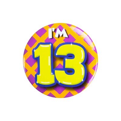 Birthday Badge -13+