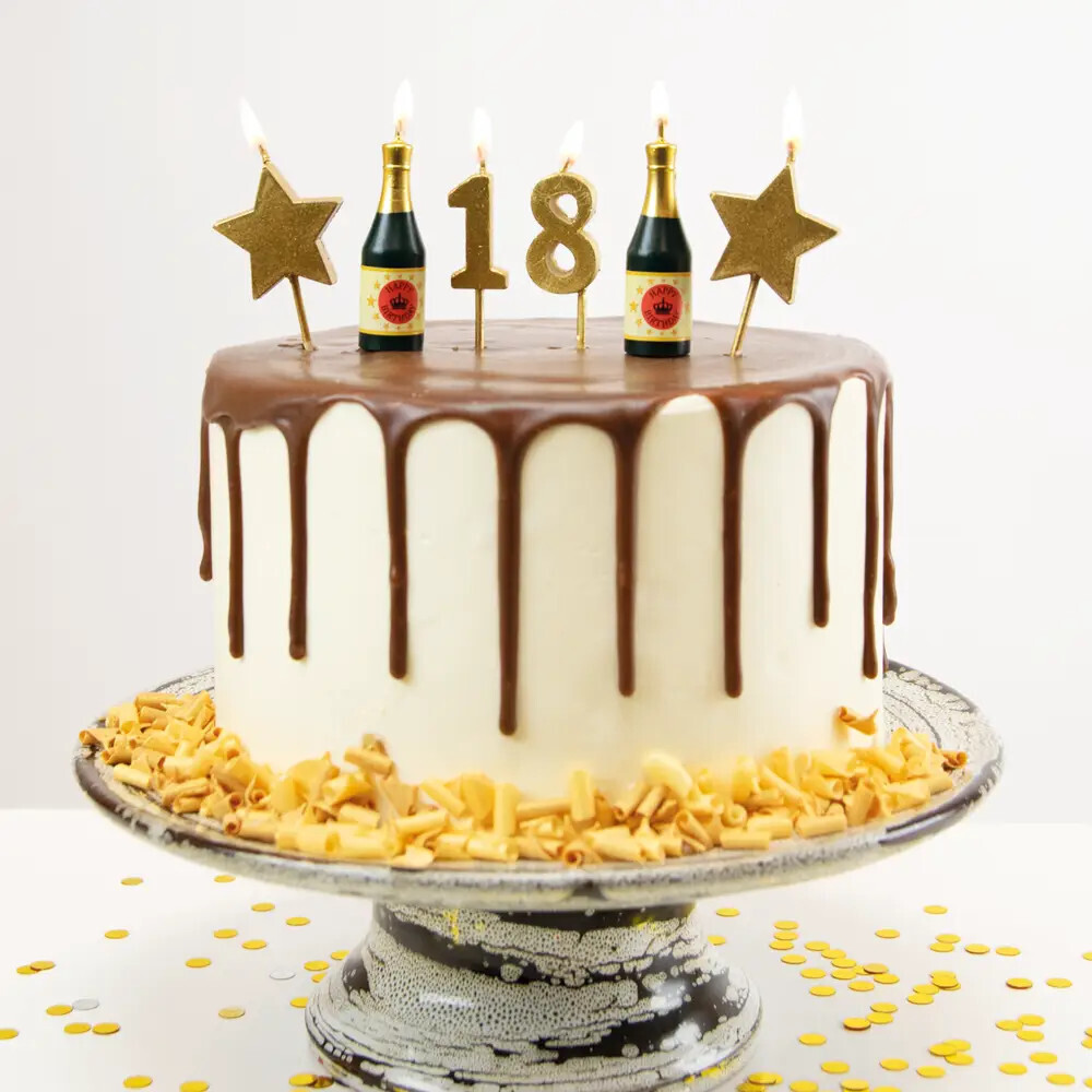 Birthday Cake Candles -18+