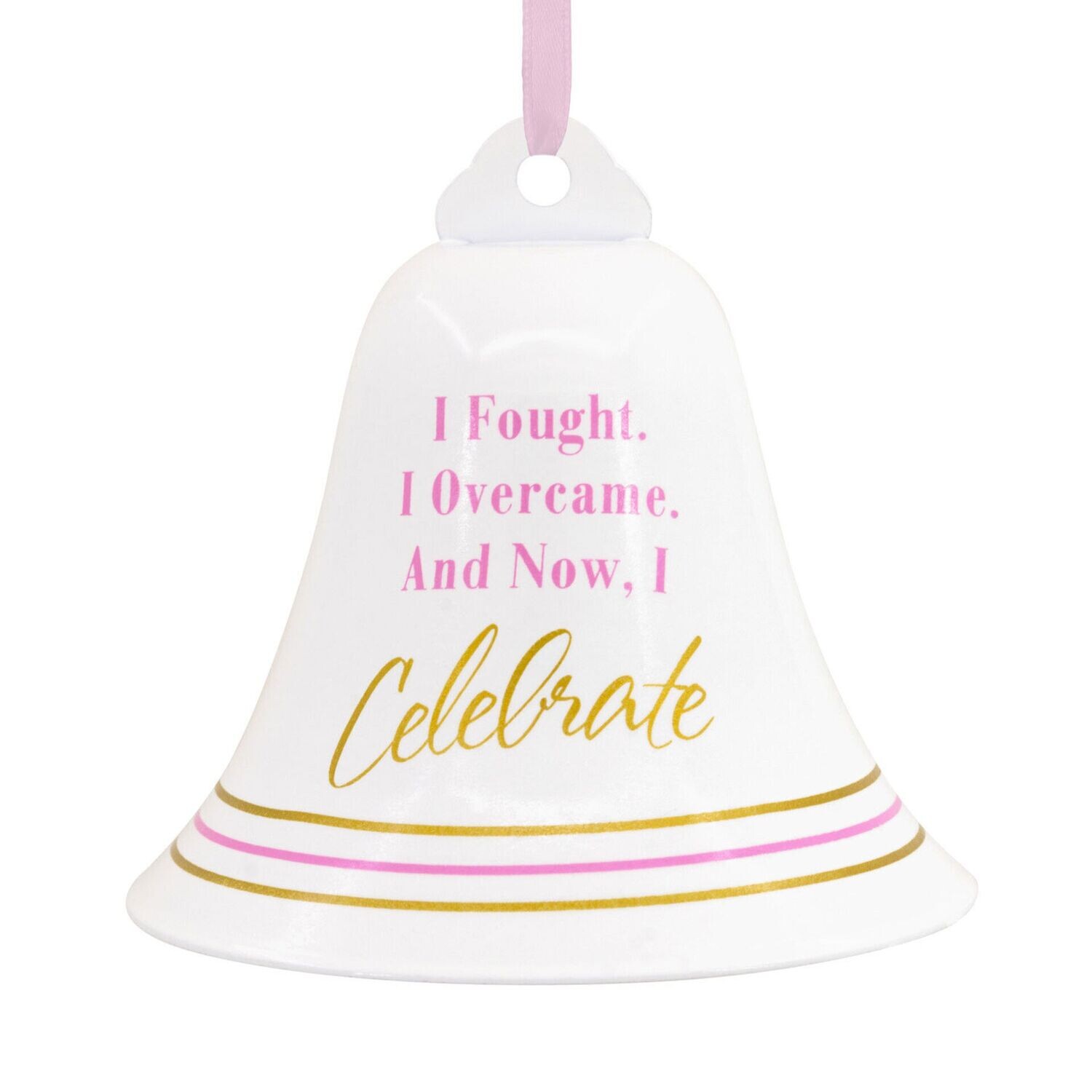 Cancer Bell Hallmark Christmas Ornament+