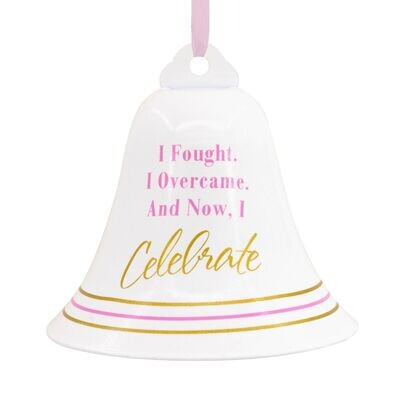 Cancer Bell Hallmark Christmas Ornament+