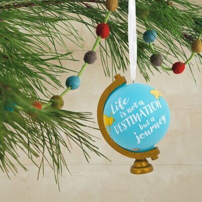Travel Globe Hallmark Christmas Ornament+