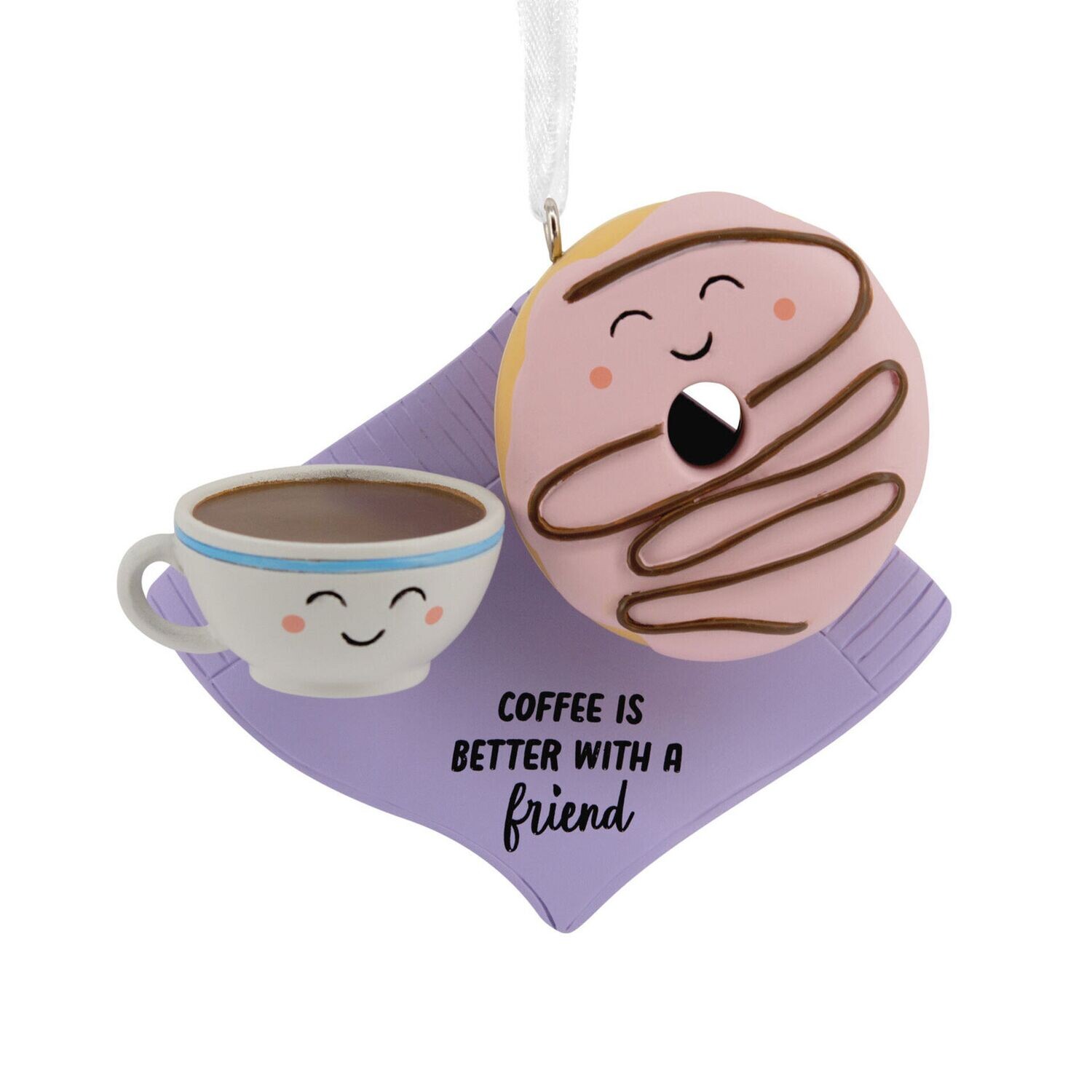 Coffee and Friends Hallmark Christmas Ornament+