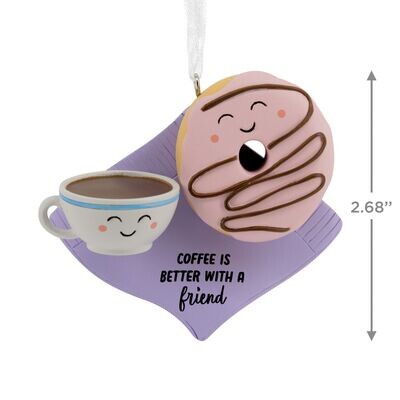 Coffee and Friends Hallmark Christmas Ornament+