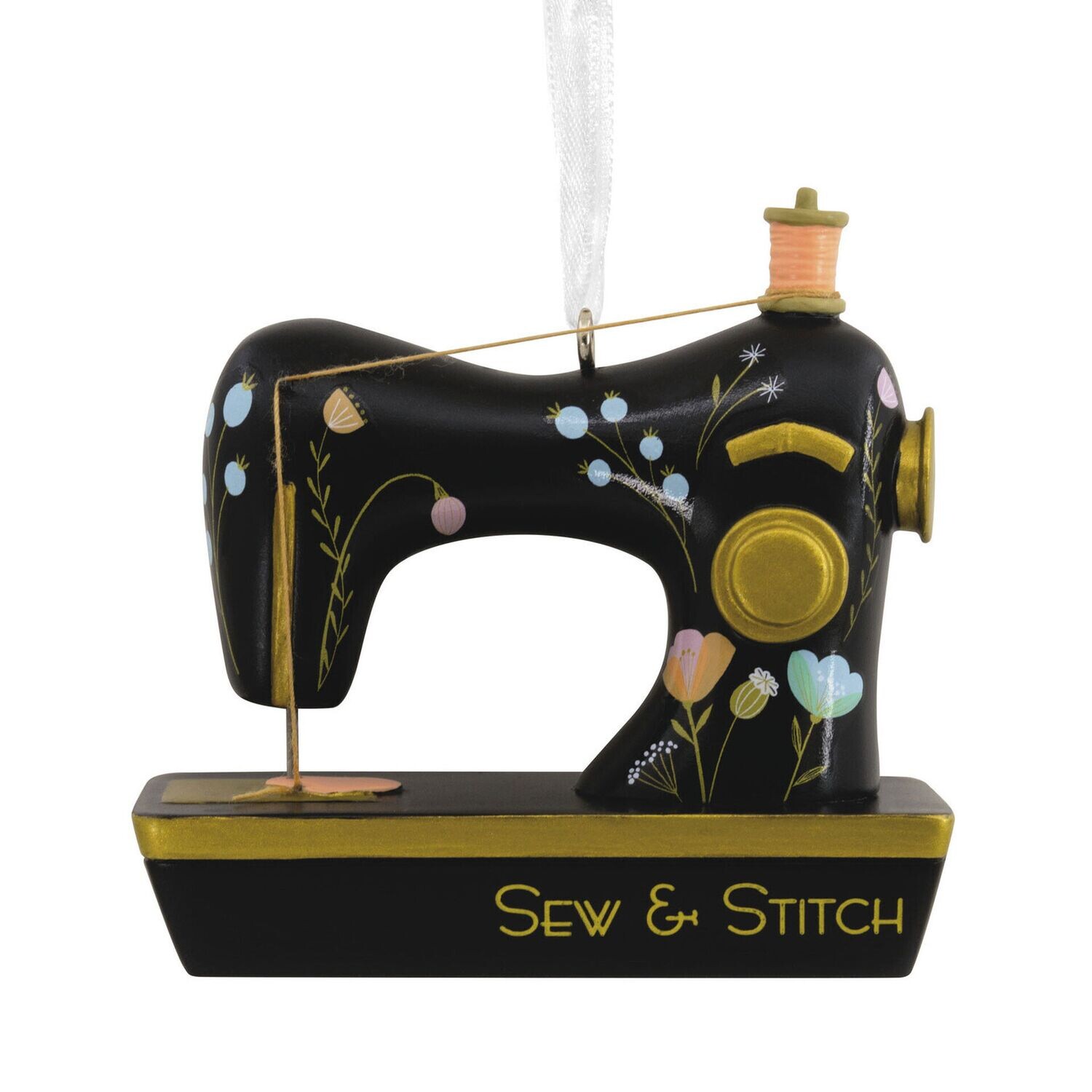 Sew &amp; Stitch Sewing Machine Hallmark Christmas Ornament+