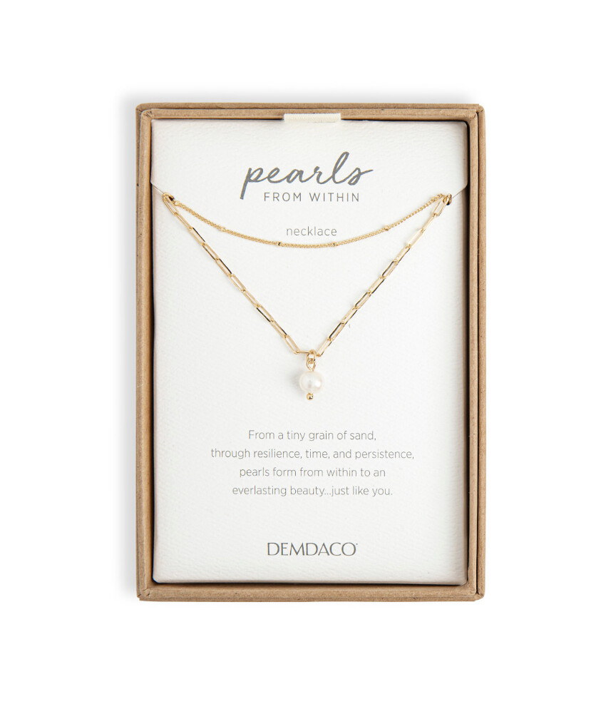 Pearls From Within Necklace - Gold+