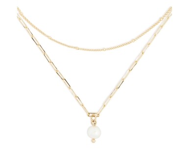 Pearls From Within Necklace - Gold+
