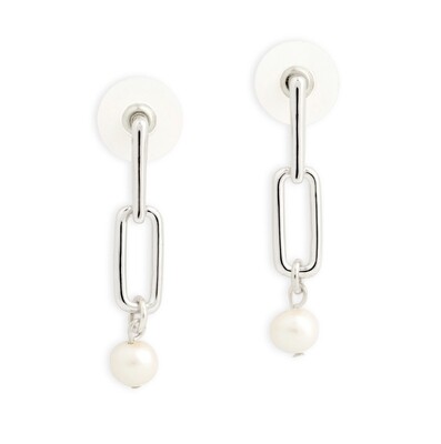 Pearls From Within Earrings - Silver+