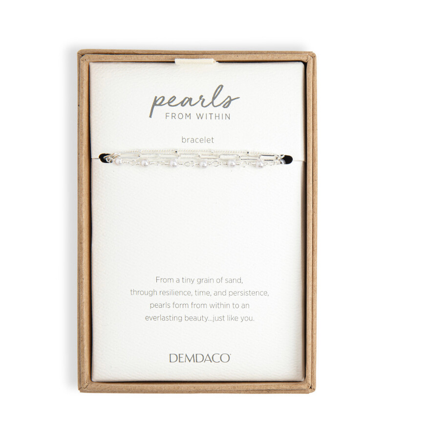 Pearls From Within Bracelet - Silver+