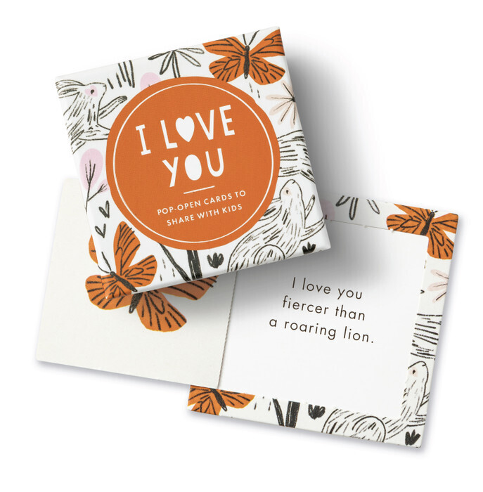30ct Mini Pop Open Cards - I lOVE YOU+