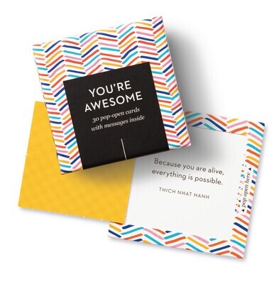 30ct Mini Pop Open Cards- YOU&#39;RE AWESOME+