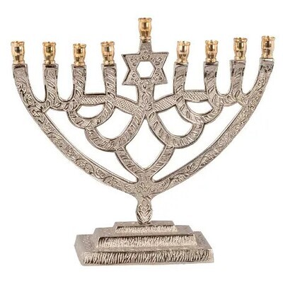 Nickel Menorah  HM34+