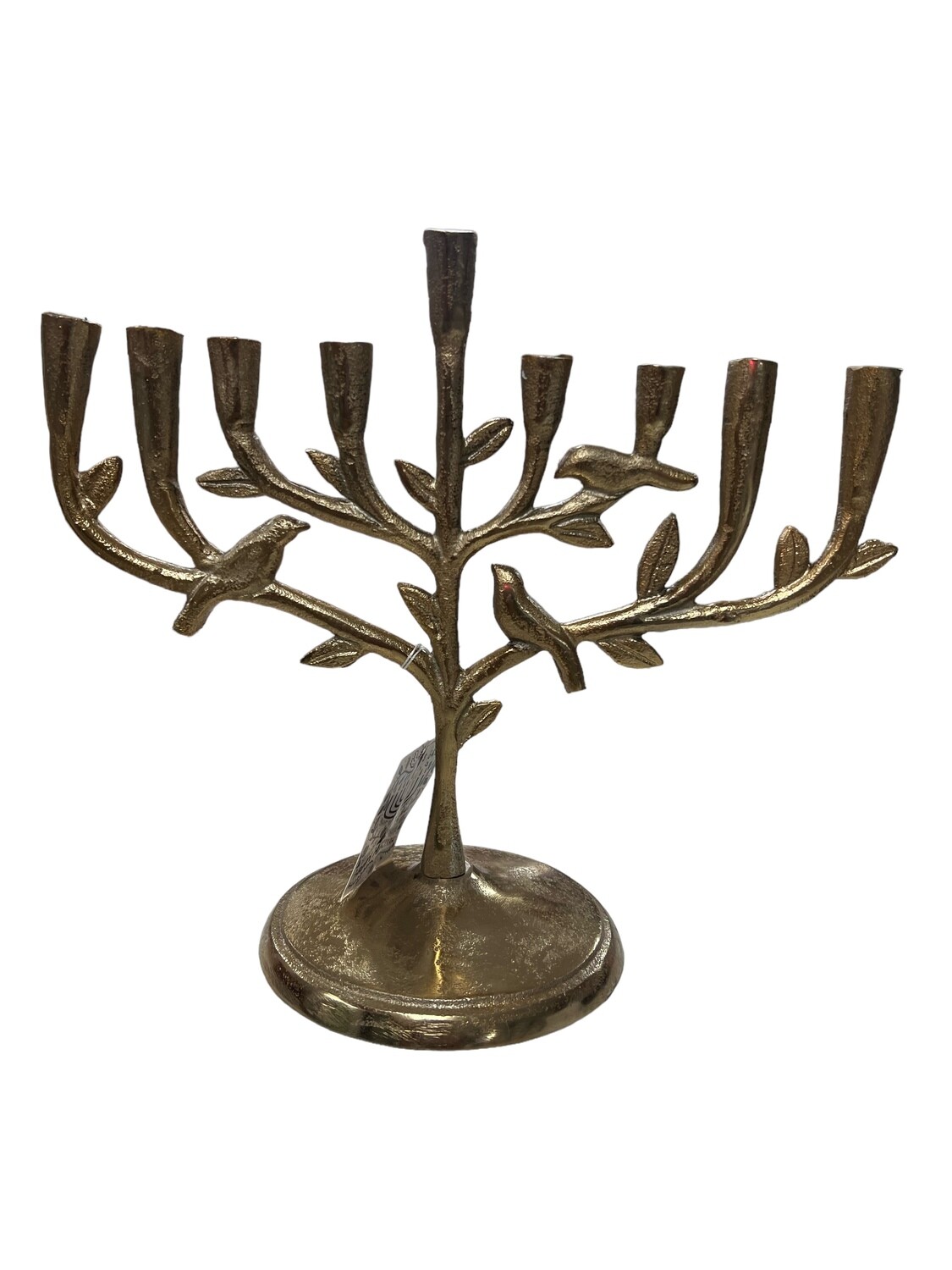 13” Solid Brass Menorah+