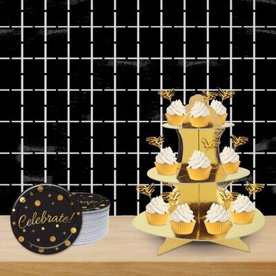 Metallic Square Curtain+