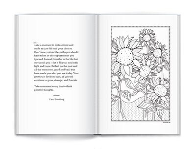 Be Positive.. Be Happy Coloring Book+