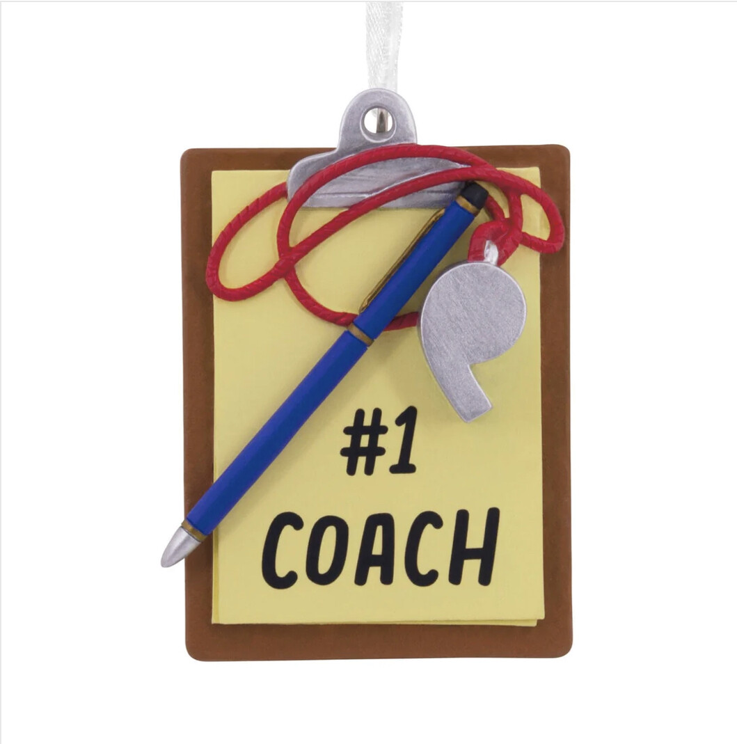 #1 Coach Hallmark Ornament+