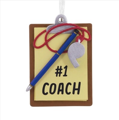 #1 Coach Hallmark Ornament+