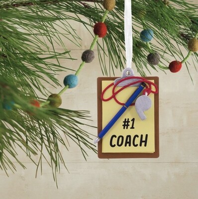 #1 Coach Hallmark Ornament+