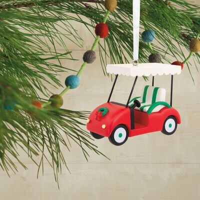 Golf Cart Hallmark Ornament+