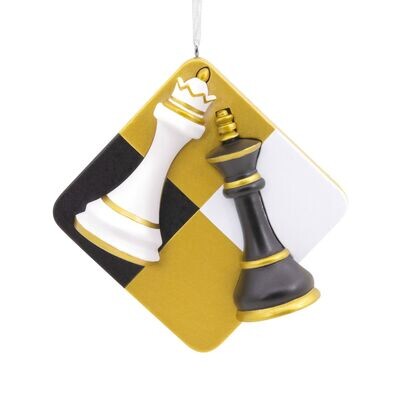 Chess Game Hallmark Ornament+