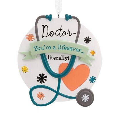 Doctor Lifesaver Hallmark Ornament+