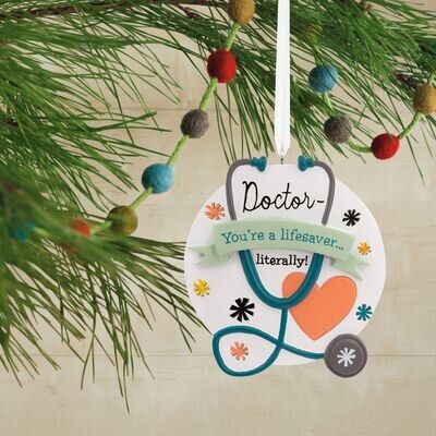 Doctor Lifesaver Hallmark Ornament+