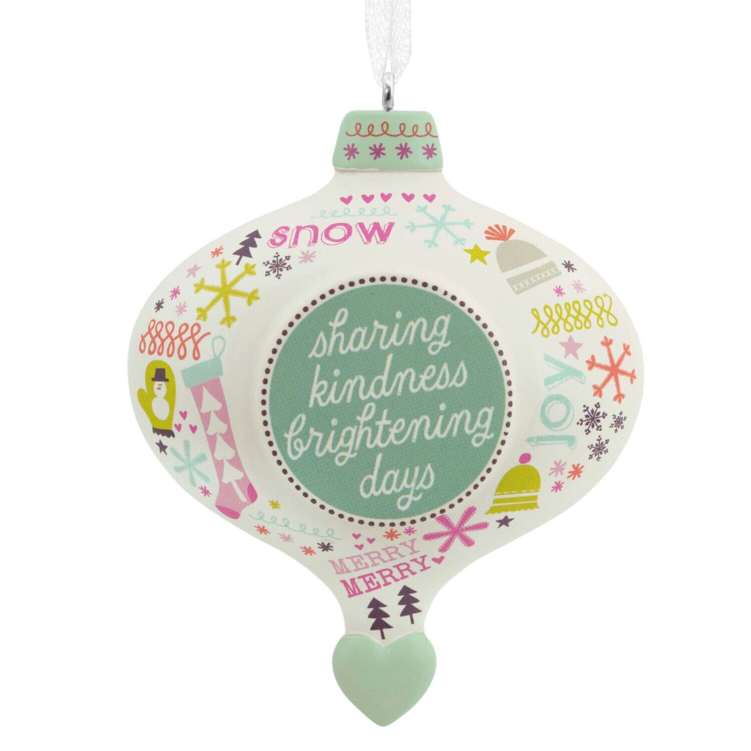 Sharing Kindness Brightening Days Caregiver Hallmark Ornament+