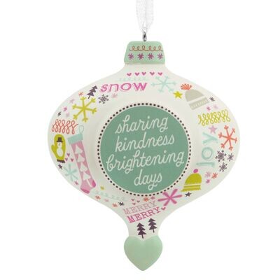 Sharing Kindness Brightening Days Caregiver Hallmark Ornament AMZ+