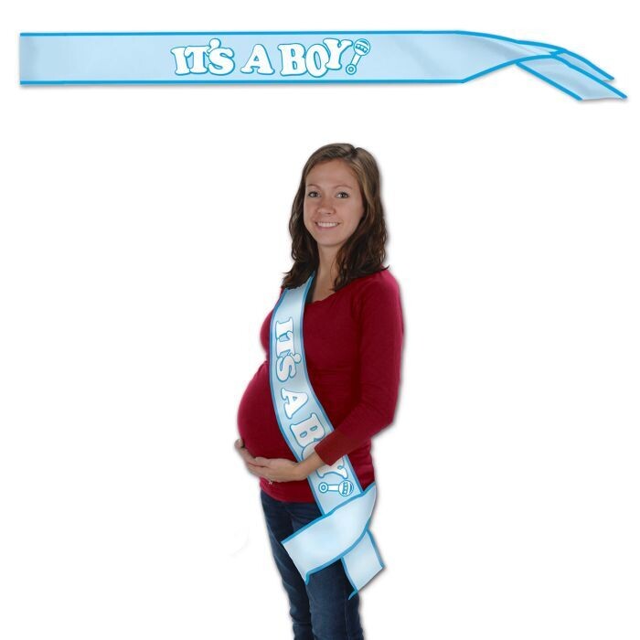 It’s A Boy Satin Sash +