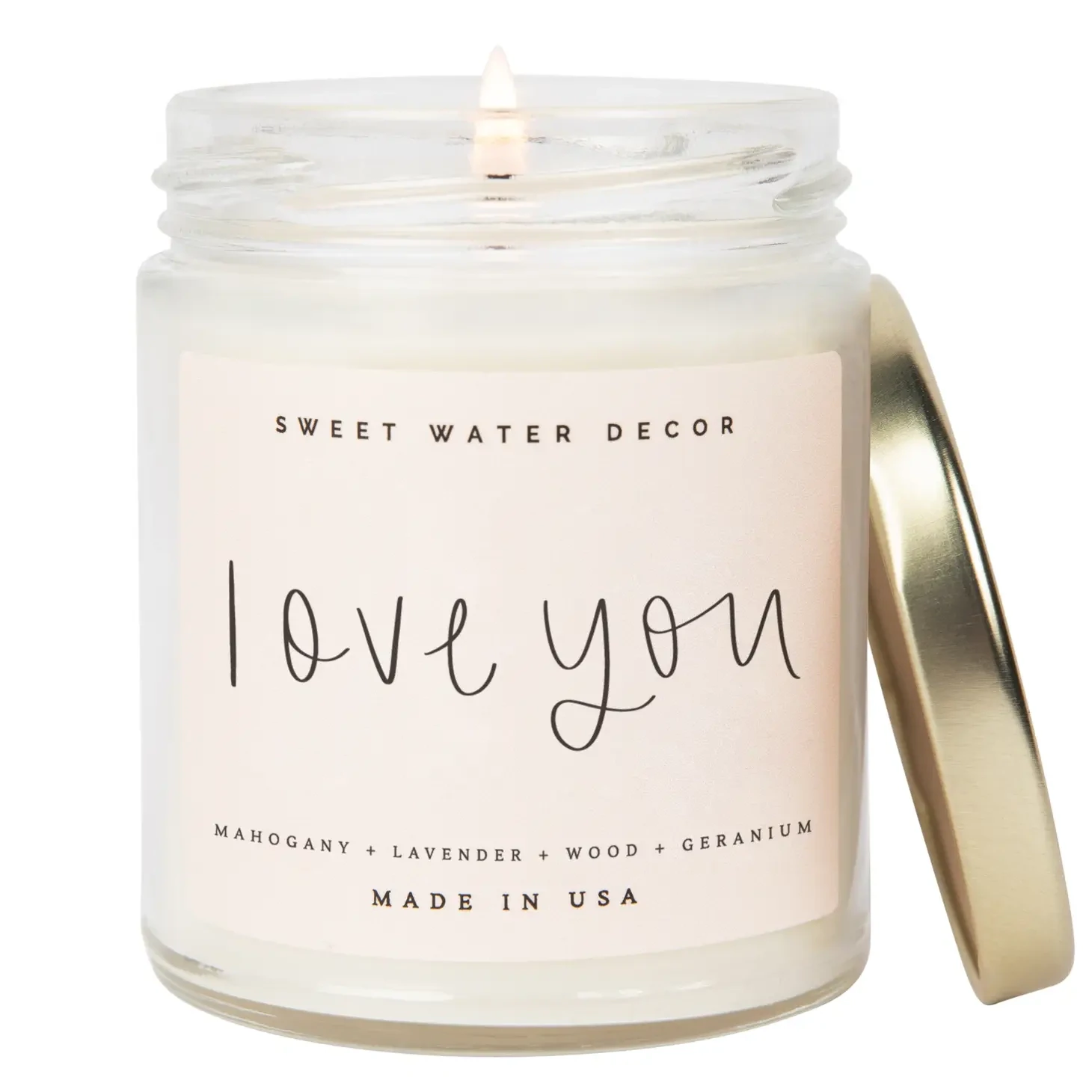 I Love You 9oz Soy Candle+