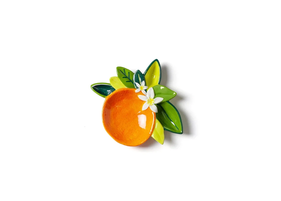Orange 7.25 Shaped Tray+