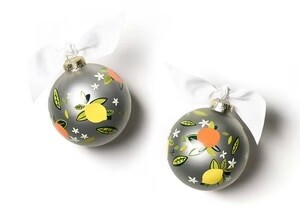 Citrus 100mm Glass Ornament+