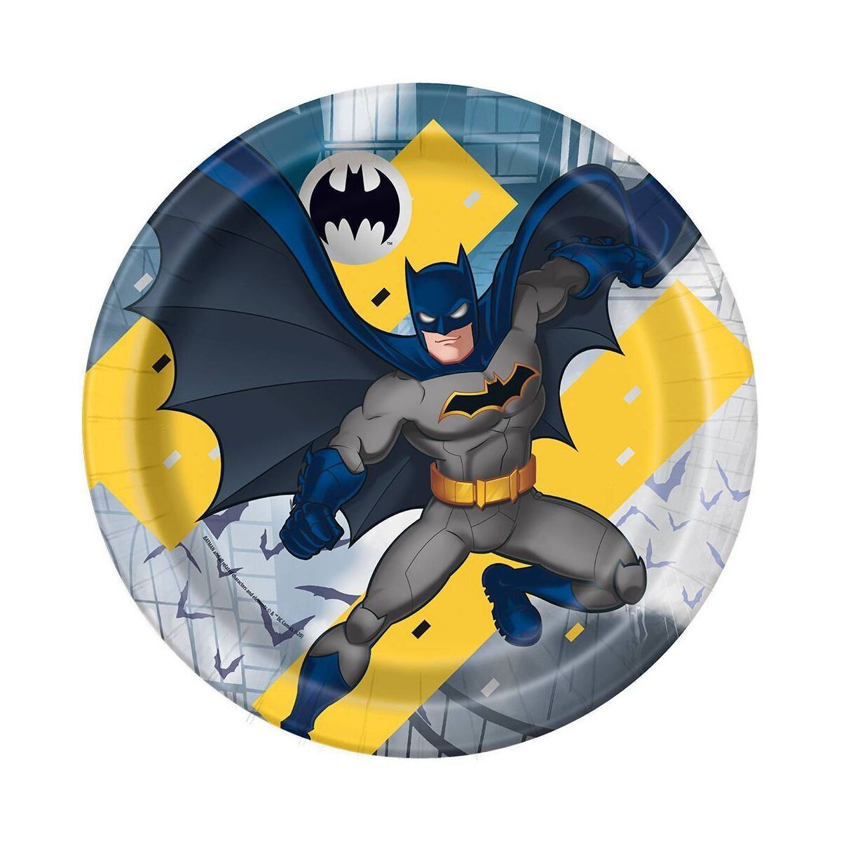 Batman 2020 Dinner 9&quot; Plates 8ct AMZ+