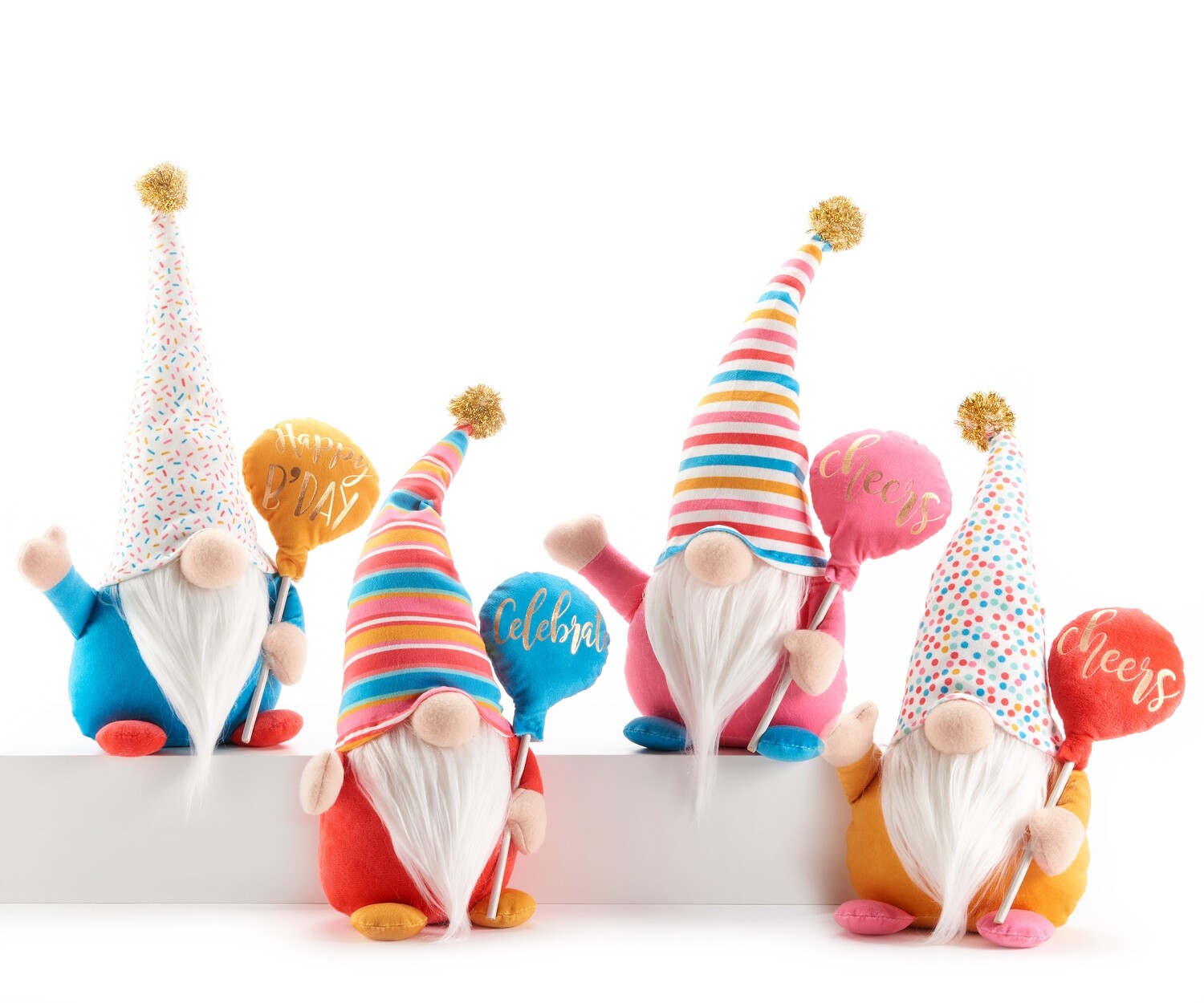 Large B&#39;day Gnome w/Balloon+