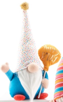 Large B'day Gnome w/Balloon+