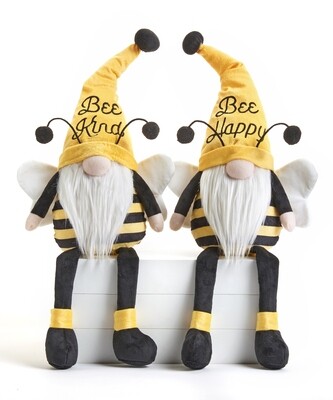 Bee Wishes Gnome Shelf Sitter+