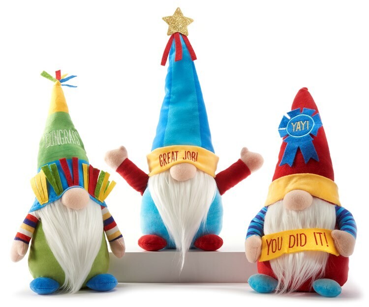 Sitting Gnome w/Congratulations Sentiment+