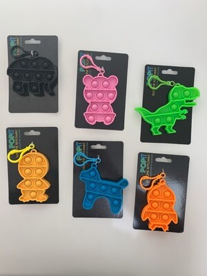 Pop-It Animal Keychain+