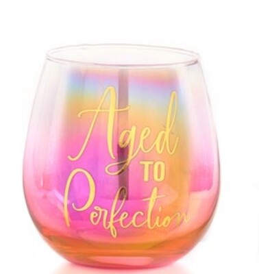 Stemless Wine Glass+