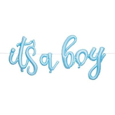 It&#39;s a Boy Air Filled Balloon Banner AMZ+