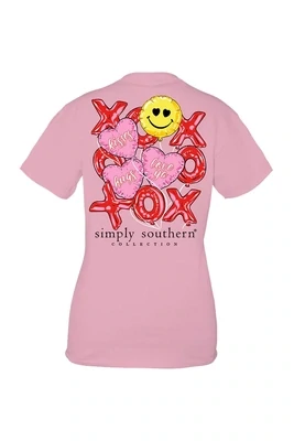 Simply Southern 'XOXO' Balloon Short Sleeve Tee AMZ+