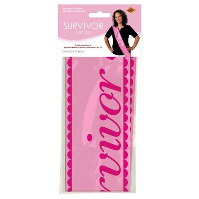 Survivor Satin Sash AMZ+