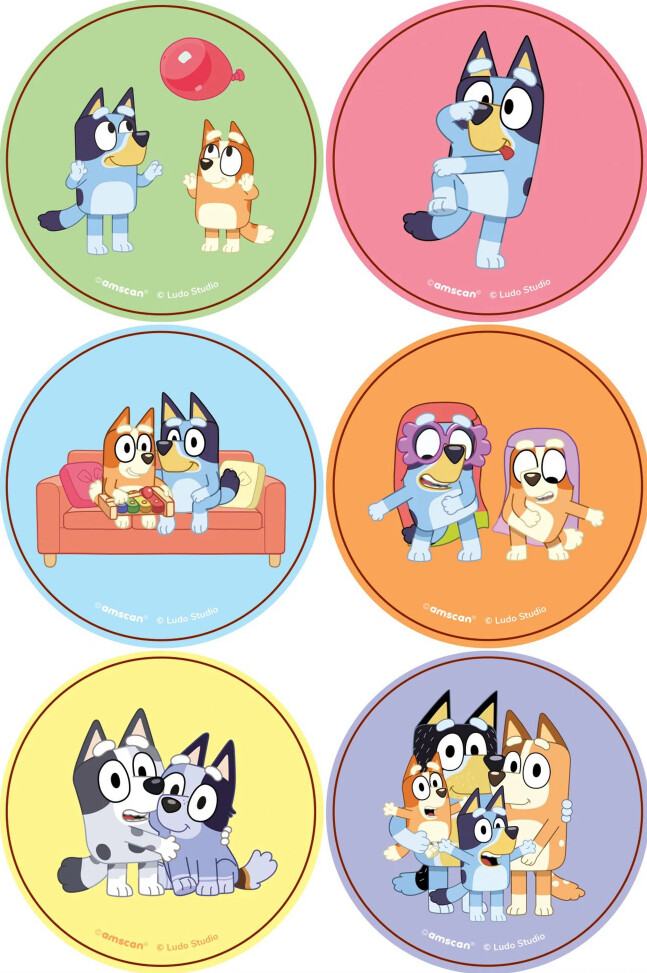 Bluey Stickers+