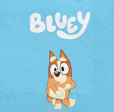 16ct Bluey Beverage Napkins+