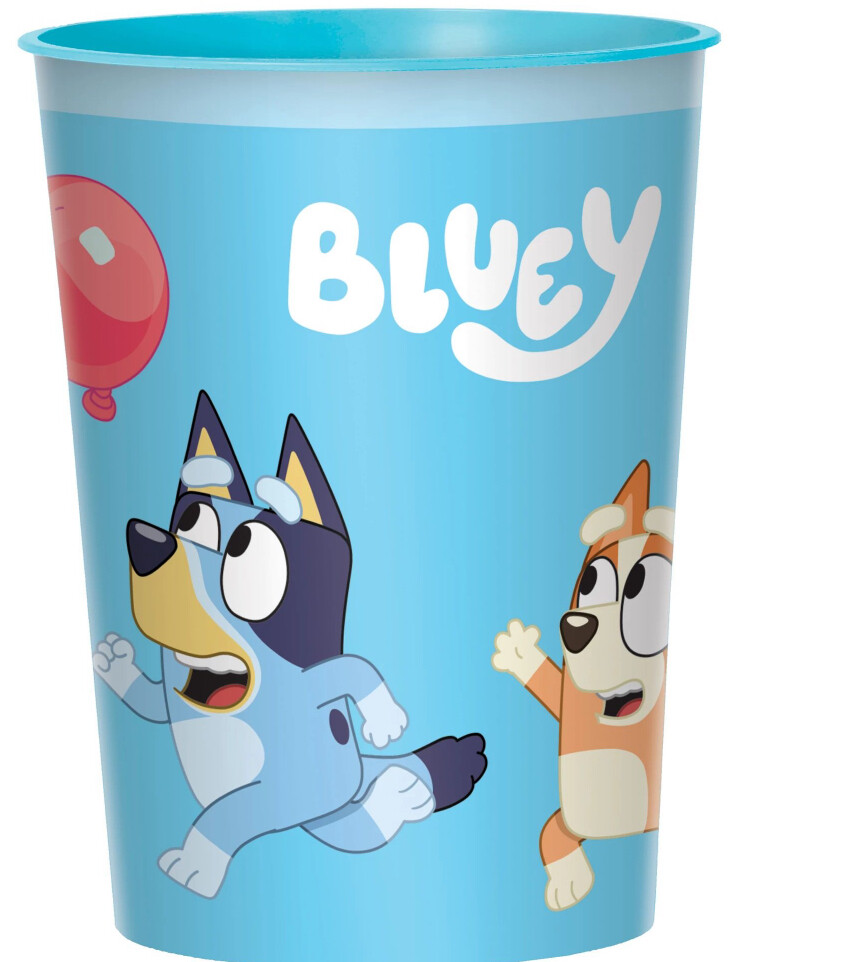 16oz Bluey Favor Cup+
