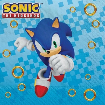 16ct Sonic Luncheon Napkins+