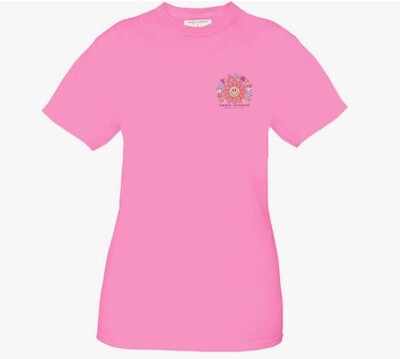 Simply Southern Retro Floral &#39;Do More&#39; Short Sleeve Tee+